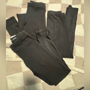 3 Pairs! Crewcuts Black Full Length Leggings | Size 12